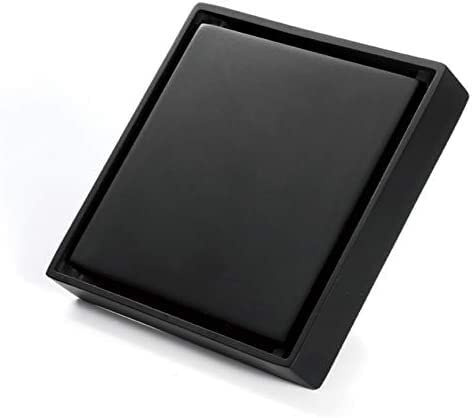 MILEVO Scarico a Pavimento, Scarico a Terra ， Scarico a Pavimento for Bagno deodorizzante dal Design Moderno Nero for Scarico a Pavimento Scarico a Pavimento for Bagno Scarico for Doccia