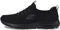 Skechers Womens Summits Top Player Sneaker, Black Knit Trim, 10 UK