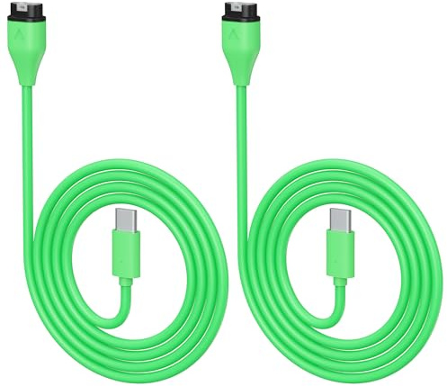 AWINNER Compatible with Garmin Watch Charger Cable (USB C - 2 Pack)