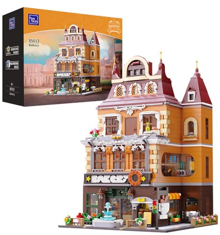 puremind PANTASY Jouet de Construction de boulangerie de Style européen - Créez Votre propre charmant Miniature boulangerie