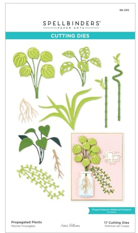 Spellbinders S6-230 Propagated Plants Etched Dies from The Propagation Garden Collection by Annie Williams
