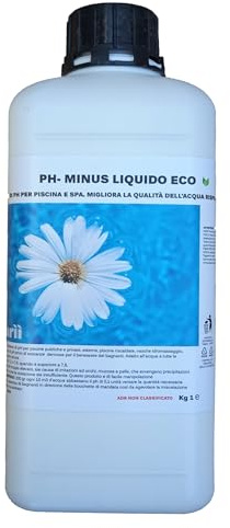 Naturìì® PH- Minus eco friendly, Riduttore Naturale di PH per Piscina e Spa. Migliora la qualità dell'Acqua, Regolatore di PH, Vantaggioso per la Salute… (25, Chilogrammi)
