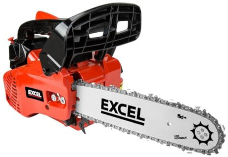 Excel 12 Petrol Chainsaw 25cc Heavy Duty Wood Saw - 12 Inch Chainsaw, 25cc PetrolChainsaw, Heavy DutyChainsaw