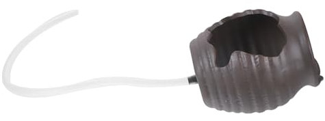 Gatuida Fontaine Cascade en Céramique pour Extérieur Système de Circulation d'eau, Décoration Élégante pour Jardin et Bureau, Pot Décoratif Relaxant