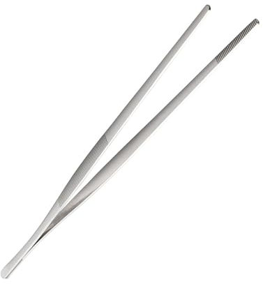 Tenazas de Cocina para Parrilla | Tenacillas De Acero Inoxidable Para Barbacoa | Utensilio De Cocina Resistentes Al Calor Para Carne, Filetes, Ensaladas Y Pasta