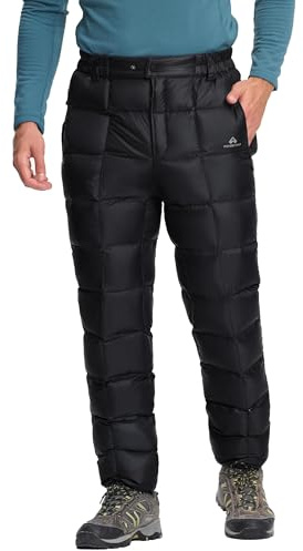 Pioneer Camp Daunenhose Herren Dicke Warm Ultraleicht Schnee Skifahren Thermische Hitze Heißer Outdoor Winddichte Daunenhose Winterhose, Perfekt für kalte Wetterbedingungen