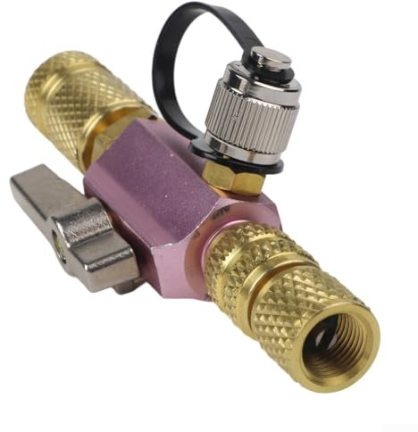 Homeponnew Outil de retrait de noyau de valve 14 en 1 pour systèmes AC R410 et R22, capuchon magnétique avec joint étanche, kit d'entretien et réparation de climatisation