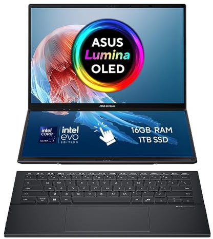 ASUS Zenbook Duo UX8406CA-QL135W Intel Core U7 16GB 1TB SSD 14 Touch W11H 2in1