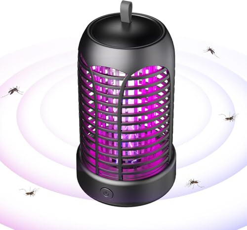 AILEDA Insektenvernichter Elektrisch,20W UV Mückenlampe,Fliegenfalle Elektrisch IPX4 Wasserdichtem,Hochspannungs-Mückenvernichter,Mückenfalle,Fliegenkiller für Innen Schlafzimmer und Gärten