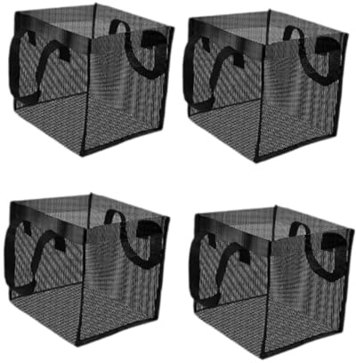 LeeQinersw 4X Planting Bags, Seedling Bags, Garden Planting Bags, Plant Pots for Greenhouses, Square