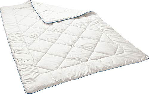 Irisette Leichtsteppbett 100% Schurwolle weiß Größe 200x220 cm