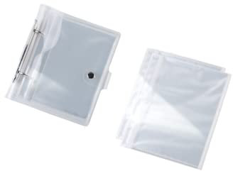 Album photo 10,2 x 15,2 cm, album photo à 100 pochettes, mini album photo, pochette étanche pour carte de nom, format portefeuille rechargeable (propre)