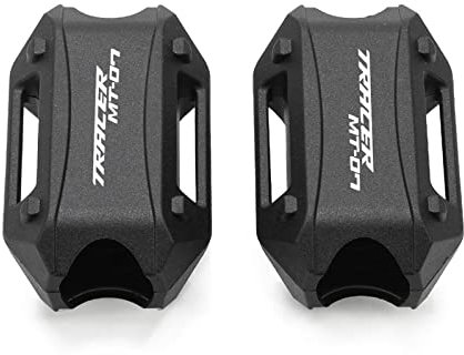 APLUZ Motorradzubehör Motorschutzbügel Sturzbügel Stoßschutz Dekorativer Block FÜR Yamaha FÜR MT07TRACER FÜR MT07 FÜR Tracer FÜR MT 07 FÜR MT-07 Sturzpad (Farbe : 2.)