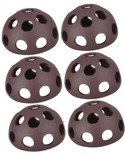 Amosfun 6 STK Garnelenhäute Für Aquarien Aquariumhöhle Aquarium Versteckte Dekorationen Kleiner Fisch Fischhaus Garnelenflecken Keramik Schmücken Tontopf Kristallgarnelen Garnelenhaus