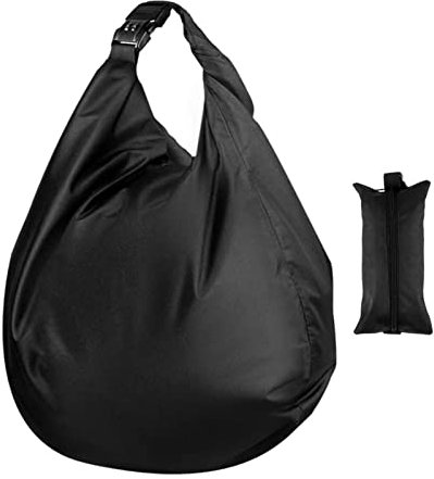Helmtaschen mit Schloss, wasserdichte Aufbewahrungstasche für Helme, abschließbare Outdoor-Oxford-Tuch-Aufbewahrungstasche, Helmhalter-Aufbewahrungstasche, für Motorradfahren, Schwarz , Refer to