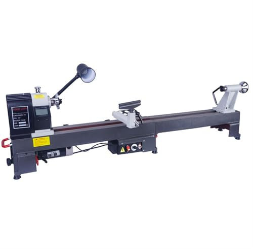 Tour À Bois Robuste 1200 W 11,8 X 43,3 Pouces, Vitesse De 420 À 3800 Tr/min, For Débutants, Amateurs De Travail Du Bois Et Menuisiers Professionnels