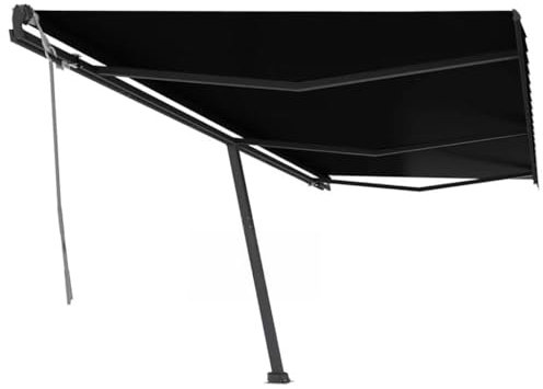 Store enrouleur manuel autoportant 600 x 300 cm Anthracite