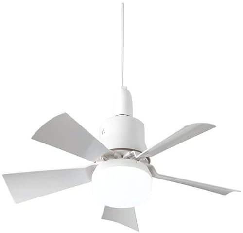KEAGAN Ceiling Fans with Lights and Remote Control 40W Light Dimmable Ceiling Fan with 5 Blades Quiet DC Motor 3 Speeds Led Lights for Bedroom Living Room