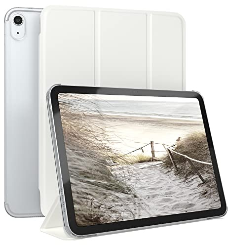 EAZY CASE - Skyddshölje för iPad 11. Gen A16 (2025) Smart Cover Tablet Smartcase med ställfunktion Flip ståfunktion Sleep Wake Up Syntetiskt läder Vit