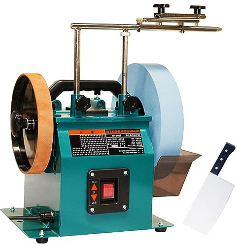 Electric Wet Stone Grinder,Sharpening and Honing System,Water Cooled Grinding Machine, Knife Sharpeners, for Sharpening Chisels, JYLSSKUK