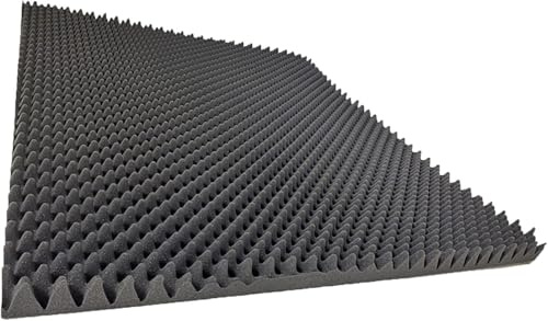 Acoustic Panels for Sound Insulation, High Density Noise Absorbing Sponge for Upright Piano, Shock-absorbing Egg Crate Foam for Home Office Soundproofing