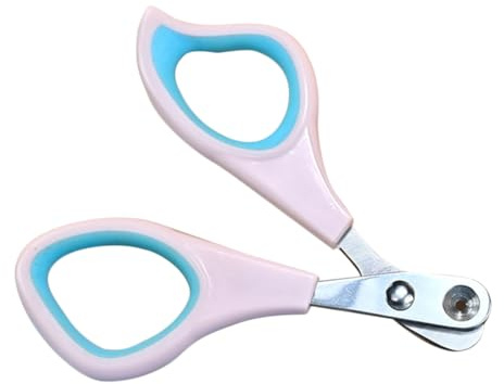 BELLIFFY Tragbare Krallenschere für Haustiere mit Kunststoffgriff und Rutschfester Oberfläche Sicher und Einfach zu Bedienen für Nagelpflege Beim Grooming