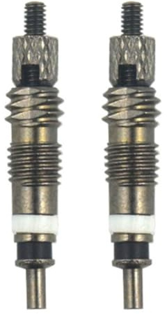 Tidevib 2x Removable For Bike Valve Cores for French Valves, Brass Copper Replacement Parts, 26x4.5mm (Pack of 2)