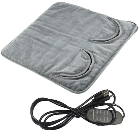 YRTUOP Calentador de Pies | 4 Niveles Recargable por USB Portátil Dispositivo de Calor,Alfombrilla Térmica para Suelo,Para Escritorio Cama Oficinas Frío Descanso Coche Habitación Apartamento