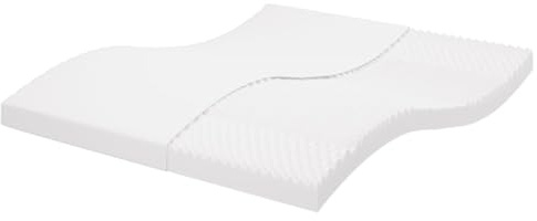Frdhee Materasso ergonomico, materassi per un sonno confortevole, materasso in schiuma bianca 160 x 200 cm, durezza 7 zone, per letto degli ospiti, camera da letto, supporto affidabile