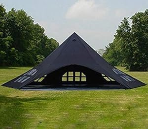 Tente étoile étanche pour mariage commercial, camping, plage, cour, piscine, terrasse, fête, tente étoilée (15,2 x 6,1 m)