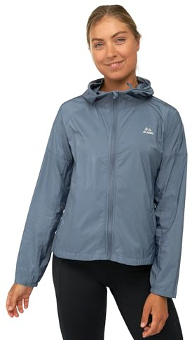 DANISH ENDURANCE Veste de Running Réfléchissante Femme, Bleu, M