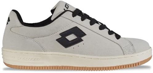 Lotto Yarin Unisex, Scarpe da Ginnastica Adulto, Stone Black, 43 EU