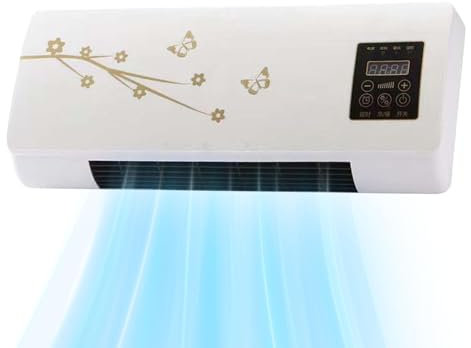 Aire Acondicionado De Pared, Pequeño Aire Acondicionado Con Frío/calor Y Temporizador, Calentador De Aire Acondicionado De Pared, Enfriadores De Aire Fácilmente Controlables