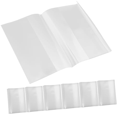 COHEALI 10 Pièces de livre de comptes A5 PVC pochette de livre à rigide couvre a3 protège livre housse livre de manuel de livre claire pp