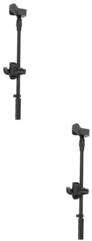 ibasenice 2ensembles Support De Microphone Réglable Métal Avec Bras Et Pince Bras De Microphone Pratique Pour Bureau Et