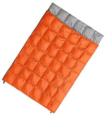 Schlafsäcke Camping Entendaunen Doppelschlafsack Winter Ultraleicht Spleißen Umschlag Outdoor Reise Underquilt Quilt Warme Schal Decke