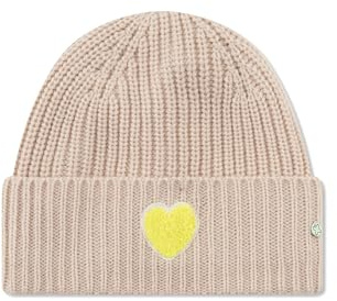 CODELLO Mütze mit Herzmotiv Farbe beige