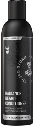 The Beard Struggle - Marksman's Beard Conditioner - Viking Storm, Silver Collection - Nourish, Softens, & Strengthens Beard - Radiance Beard Conditioner for Men (8 Fl oz)