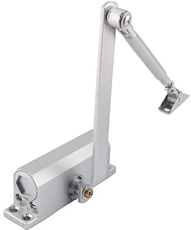 Door Closer, Adjustable Overhead Door Closer Heavy Duty Fire Door Closer for Internal or External Doors, Soft Spring Door Closer for Commercial & Home Use (25-35kg)