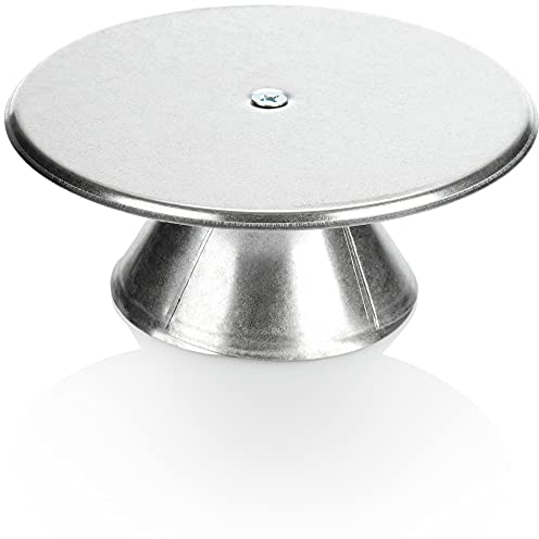 COM-FOUR® Kaminlochdeckel mit Isolierungsplatte - Kaminverschluss aus verzinktem Stahl - Ofenlochdeckel mit Spreiztrichter für Rohre bis Ø 100-150 mm - Blindkappe zur Abdeckung (160mm)