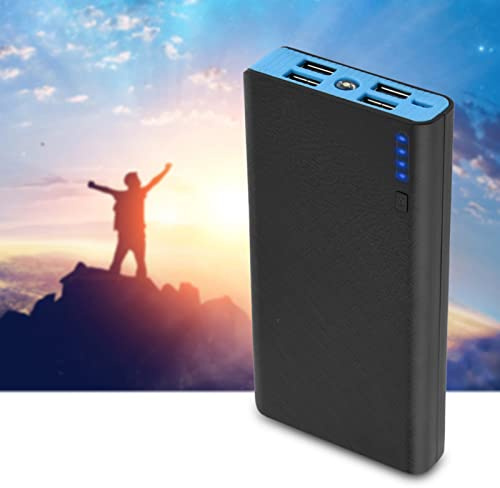 HAOX Caricabatterie Fai da Te Powers Banks Box, Power Bank da 20000mAh Box Fai da Te Pratico per i Viaggi per Lo Sport(Blu)