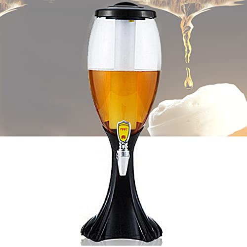 Distribution De Bière 3l, Capacité Distributeur De Boissons avec Refroidisseur De Glace Et Tap Tireuse à bière pour Cuisine Bar Maison Pub
