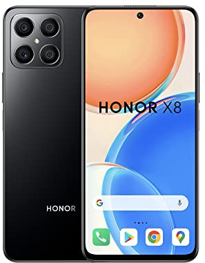 HONOR X8 Smartphone, 6.7 Inch SIM-Free Unlocked Mobile Phone with 64MP Quad Camera, 90Hz, Snapdragon 680, Dual Sim, NFC, 6+128GB(2 Year Warranty