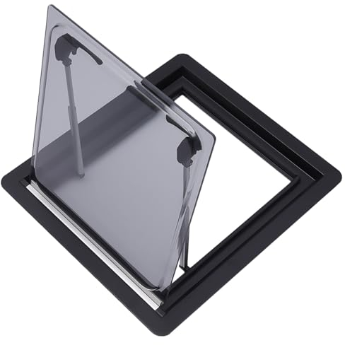 Wohnwagenfenster Fenster, Caravan Wohnmobil Dachhaube Scharnierfenster Seitenfenster Aluminium für Tourenwagen Camping ((45x50cm)