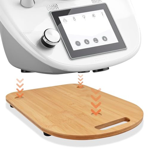 JNUYISW Tavola Scorrevole per Bimby TM6 TM5, Essere Spostato Facilmente Base Scorrevole per Thermomix TM6 TM5 Comode Maniglie Accessori per Bimby Vorwerk da Cucina TM6 TM5