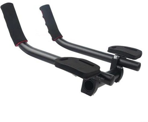 Manillar de bicicleta de carretera TT AeroBars Mountain Road Bike Cycling Race Triathlon, mejora tu reposabrazos de bicicleta de carretera para bicicletas de carretera, soporte de manillar de triatlón