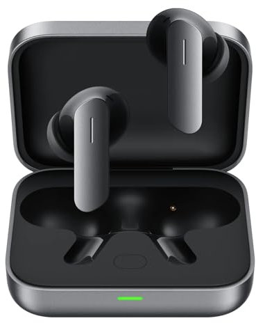 realme Buds Air 7 Écouteurs True Wireless, Pilote Bass Mega Titanisé de 12,4 mm, ANC Smart 52 DB, Audio Hi-Res & LHDC 5.0, Autonomie jusqu'à 52 Heures, Son Spatial 360°, Gris Graphite