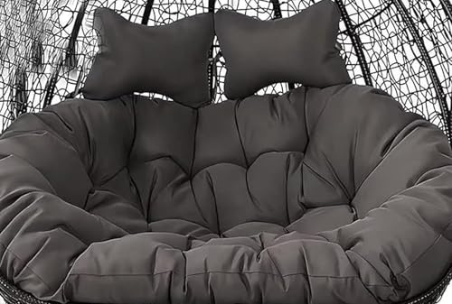 Ersatzkissen für 2 Personen Hängesessel Schaukel Doppelsitzer Hängematte Korb Stuhl Kissen (130 x 110 cm) – Komfort & Stil Upgrade