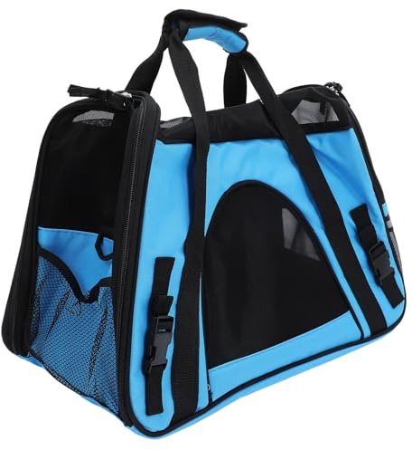 TEHAUX Tasche für Tiere zum Tragen von Hunden Hundetasche mit Aufbewahrungsfach Atmungsaktiv für Outdoor-aktivitäten und Tierarztbesuche mit Polsterung Robust und Langlebig