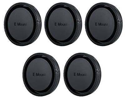 JJC Rear Lens Cap for Sony E Mount Lens (5 x Pack) [See Description for More Compatibility]